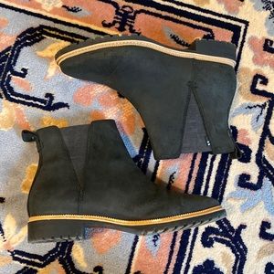 Toms - Womens Cleo 10014154 Black Boots Ankle Pull On Size 7.5